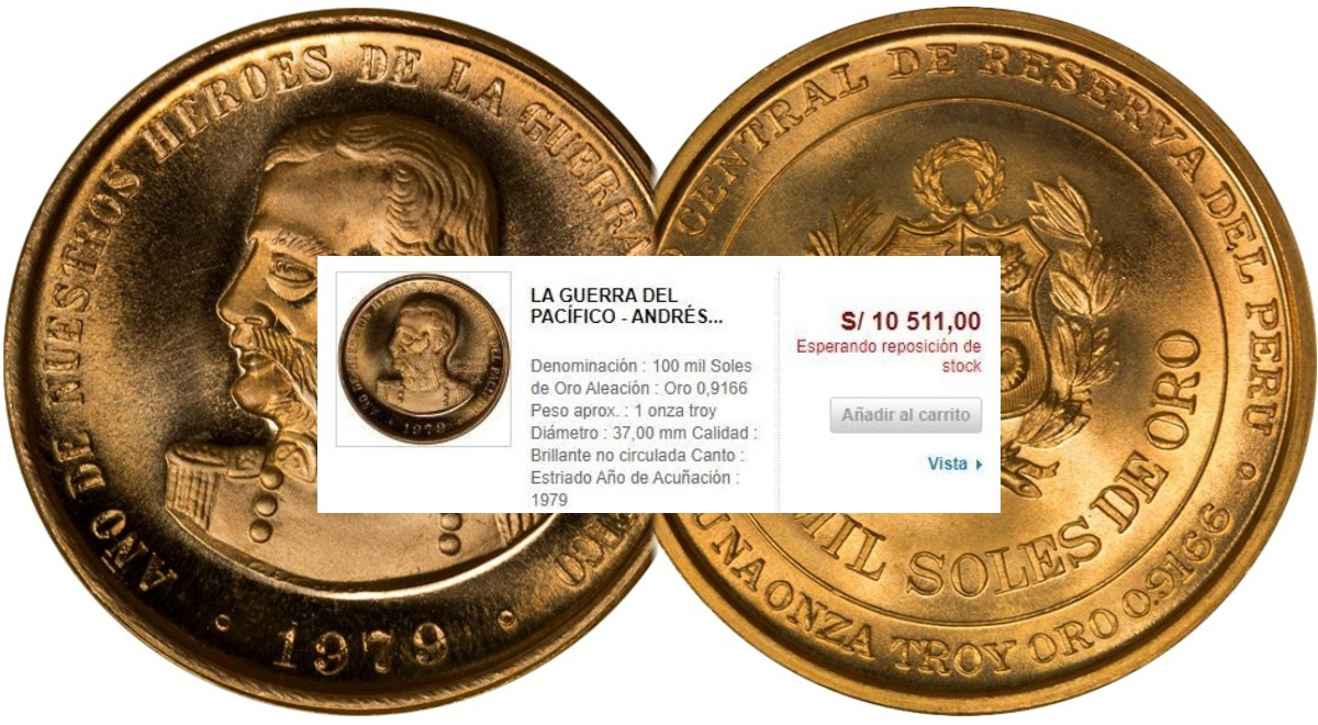 Moneda peruana de 1979 se puede vender hasta en 10 511 soles: ¿La tienes?