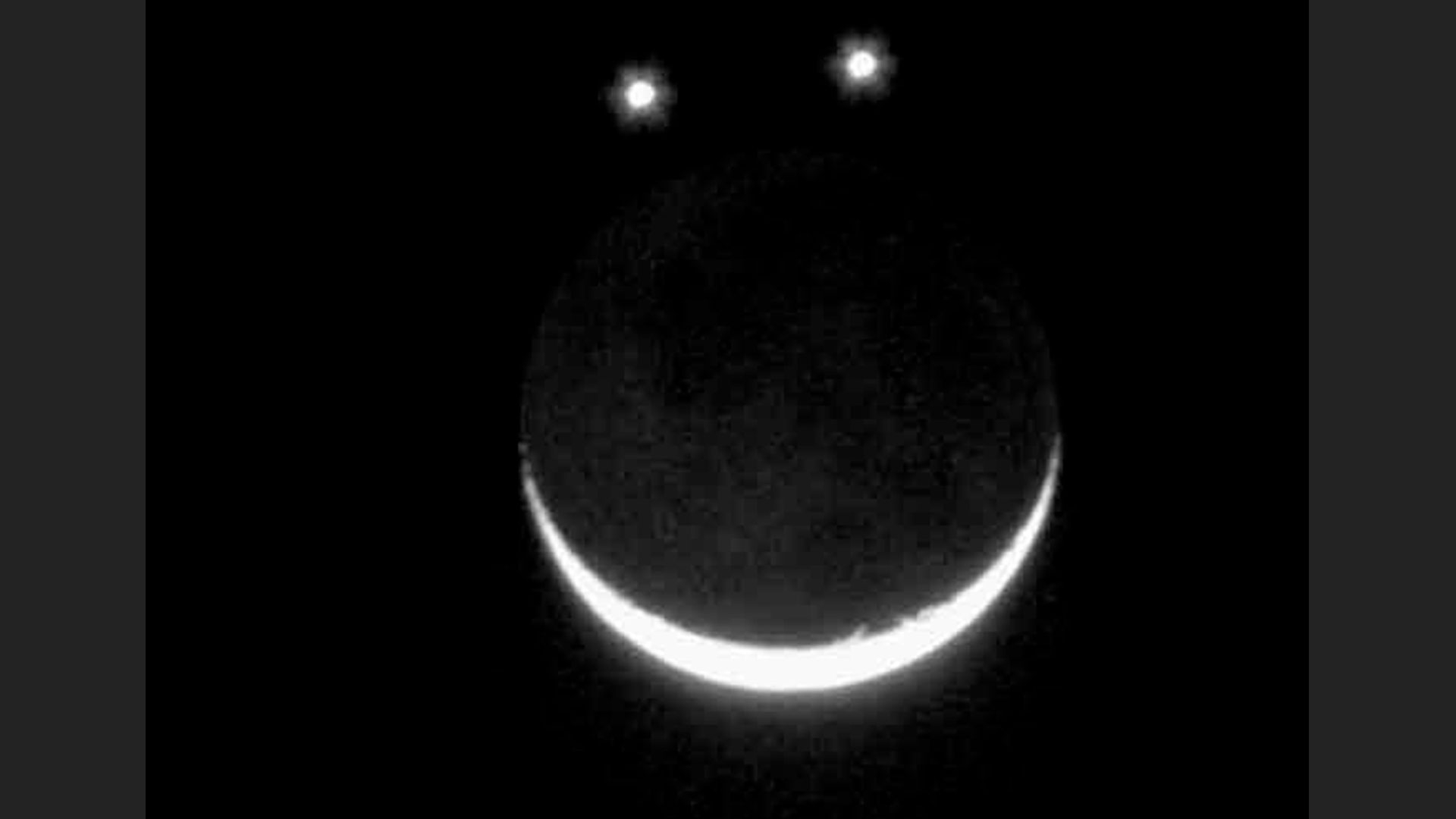 El día que la Luna, Júpiter y Venus se juntaron para 'sonreírle' al mundo