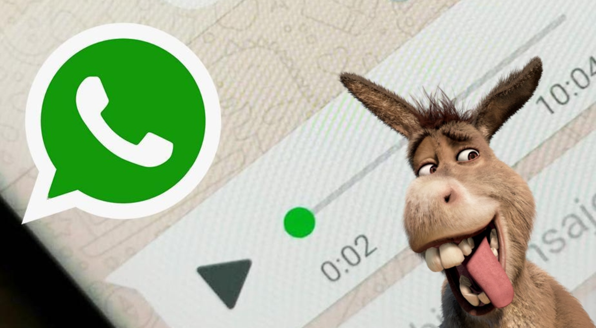 WhatsApp: GUÍA para enviar audios como el Burro de 'Shrek'