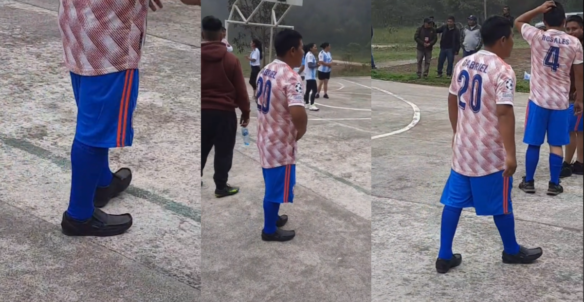 TikTok: Hombre asiste a 'pichanga' con zapatos de vestir y se vuelve viral
