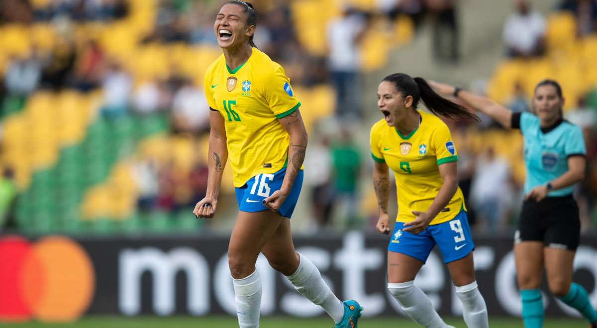 Brasil aplastó 4-0 a Venezuela y clasificó a las 'semis' de la Copa América Femenina