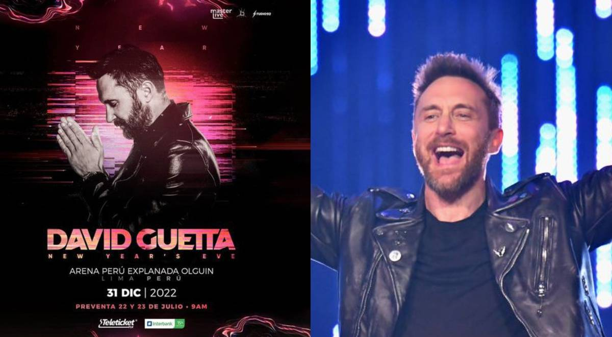 David Guetta cerrará el 2022 en Perú: DJ francés confirma show para el 31 de julio
