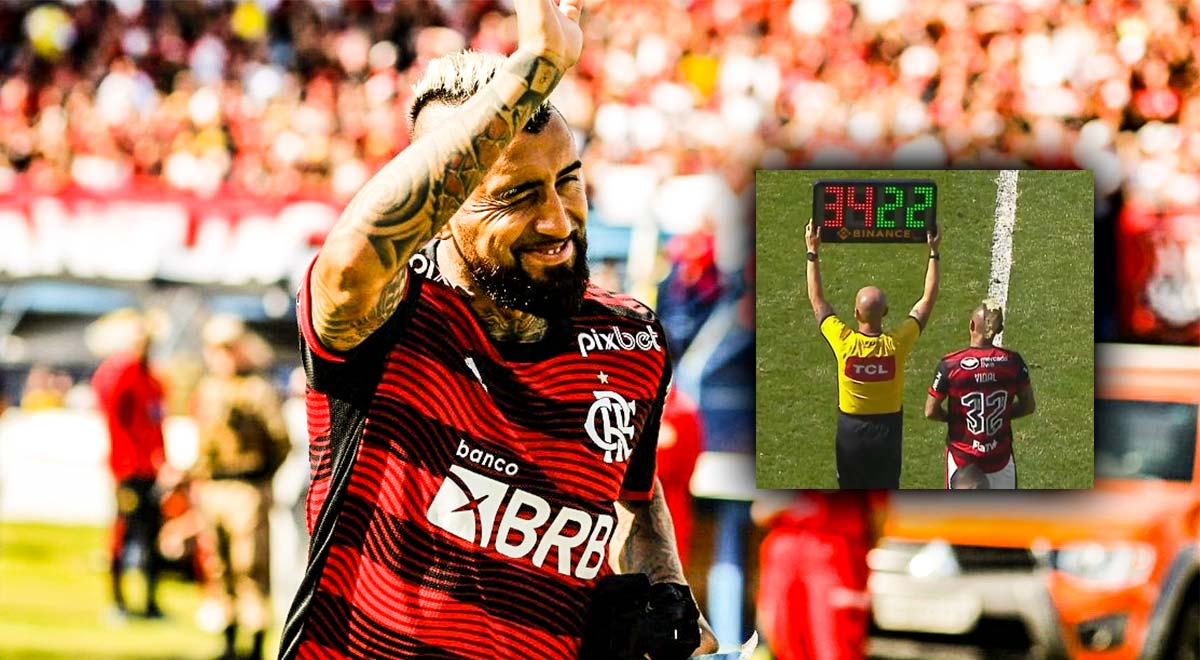 Vidal sí, Guerrero no: El 'King' debutó en victoria de Flamengo contra Avaí 