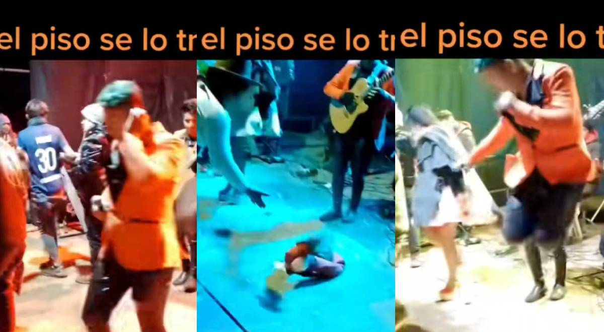 TikTok: Músico sufre estrepitosa caída en pleno escenario de show