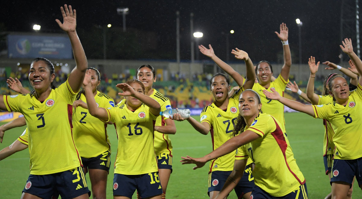 ¡Alegría para el local! Colombia se clasificó a la final de la Copa América Femenino