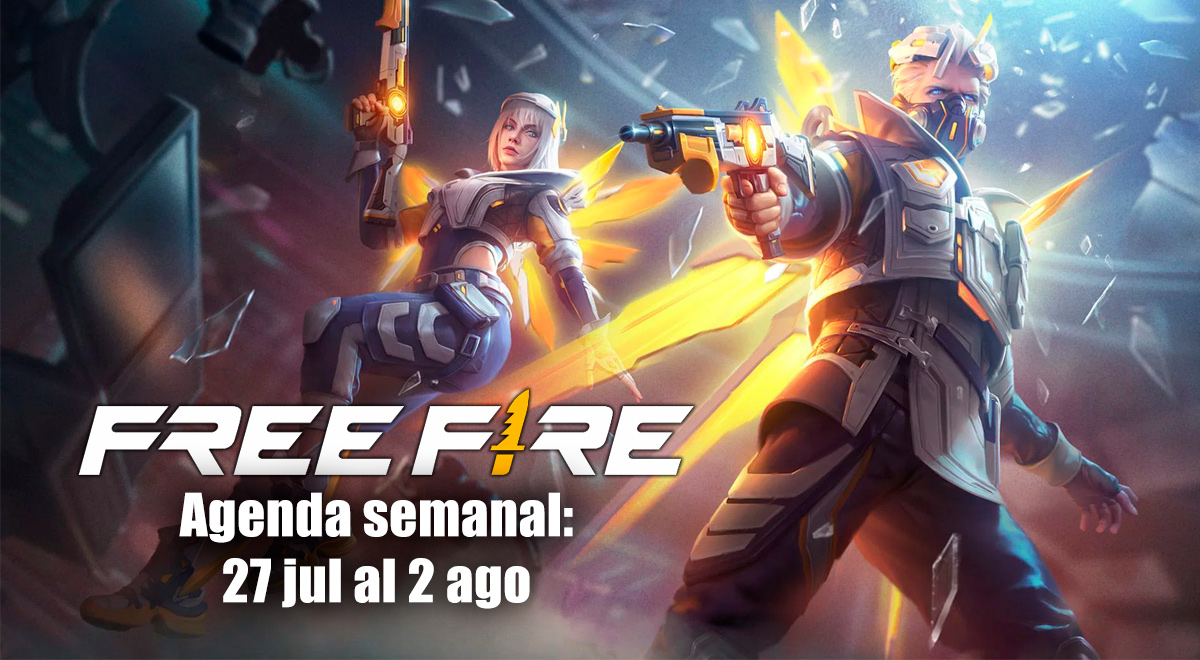 Free Fire: Agenda semanal del 27 de julio al 02 de agosto