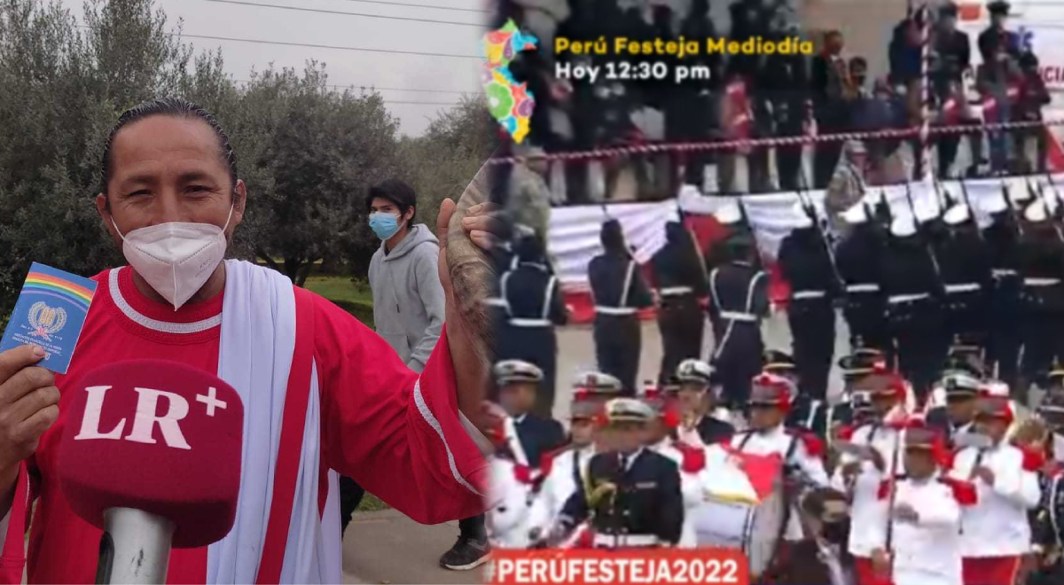 Hincha israelita llegó al desfile cívico militar y demostró su patriotismo por el Perú