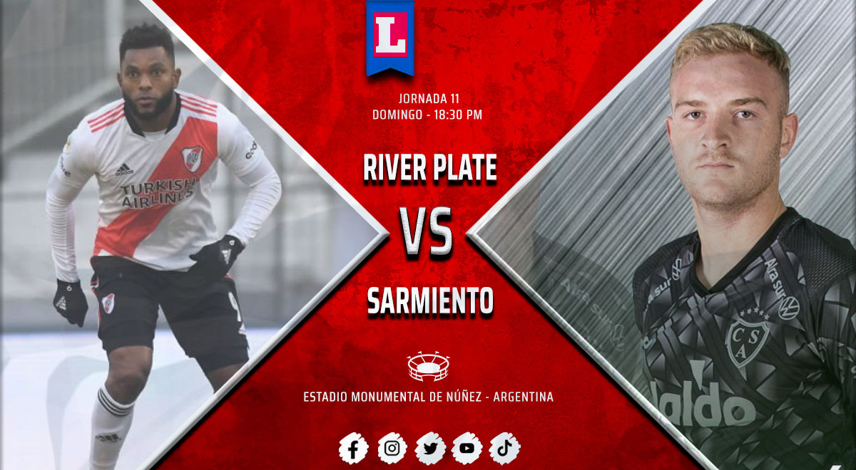 Ver por ESPN premium EN VIVO, partido River vs. Sarmiento ONLINE