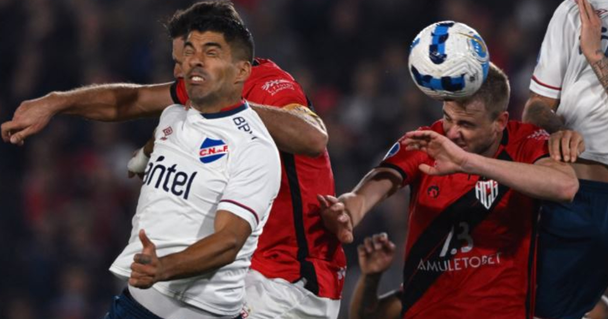 Debut con derrota: Nacional, con Luis Suárez, cayó 1-0 ante Atlético-GO por la Sudamericana