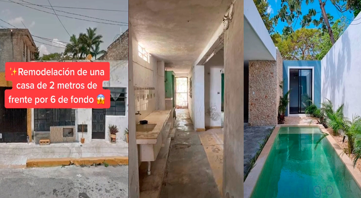 Deicidió remodelar su casa de 2 metros de ancho y ahora tiene un lujoso 'búnker'