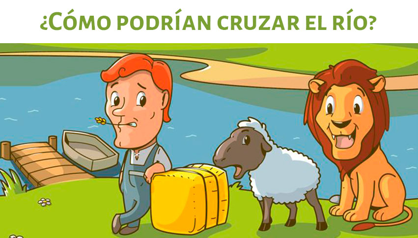 Acertijo: ¿Cómo cruzarías el río? Solo el 5% de personas solucionó este caso extremo