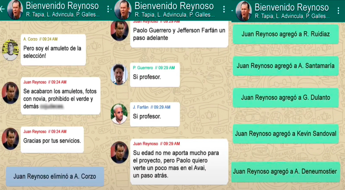 'Filtran' chat donde le dan la 'bienvenida' a Juan Reynoso a la 'Bicolor' y causa sensación