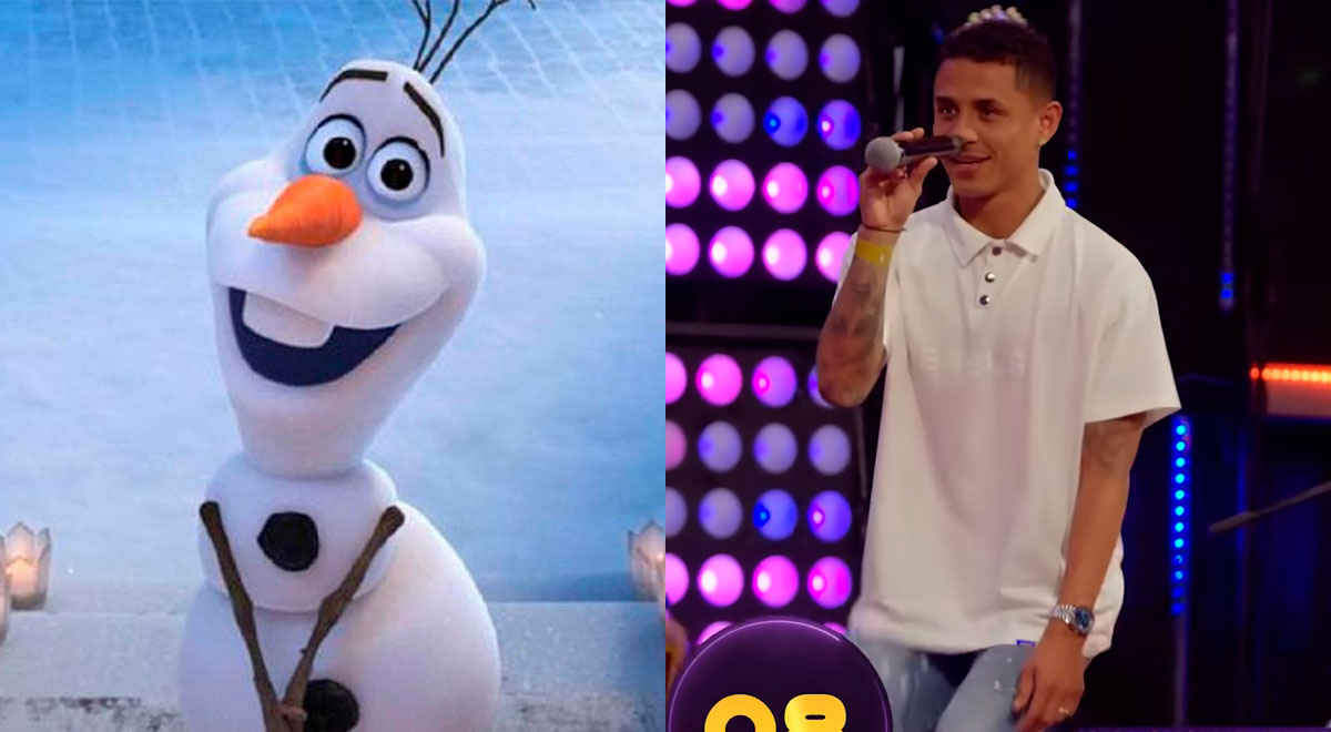 Yotún hace de Olaf de Frozen: Jorge y Ricardo de Hablando Huevad** estallan de risa