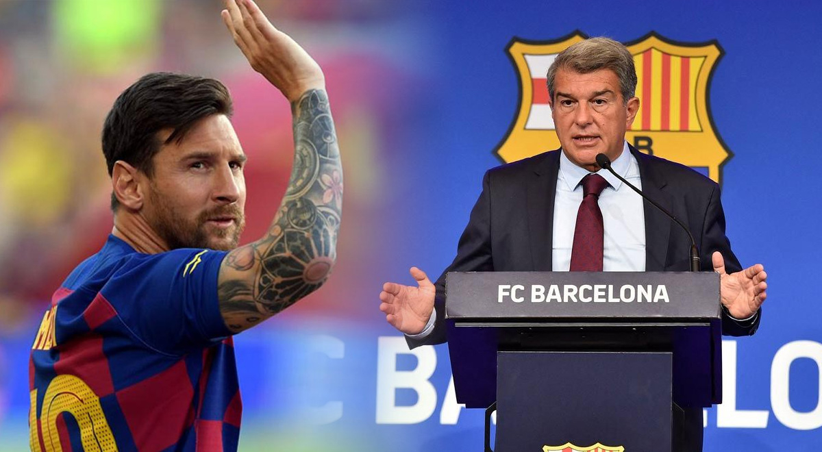 Presidente del Barcelona revela gran noticia sobre Lionel Messi