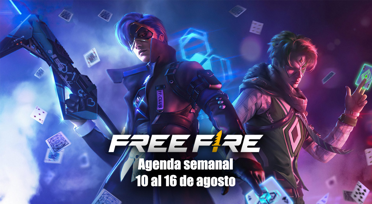 Free Fire: Revisa la alucinante agenda semanal del 10 al 16 de agosto