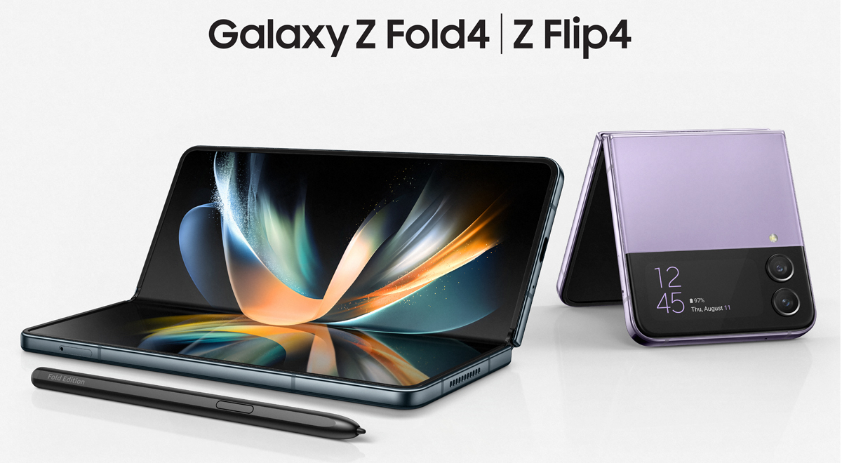Galaxy Z Fold 4 y Z Flip 4: Samsung presenta su nueva generación de teléfonos plegables premium