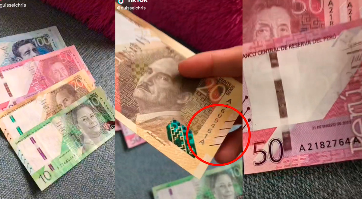 Peruana presume sus billetes de colección y usuarios la trolean por tener 'errores'