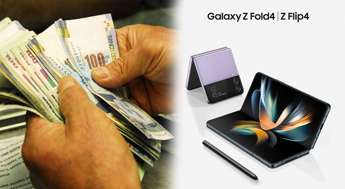 ¿Cuántos sueldos mínimos necesitaré para comprar el Samsung Galaxy Z Flip4 o el Z Fold4?