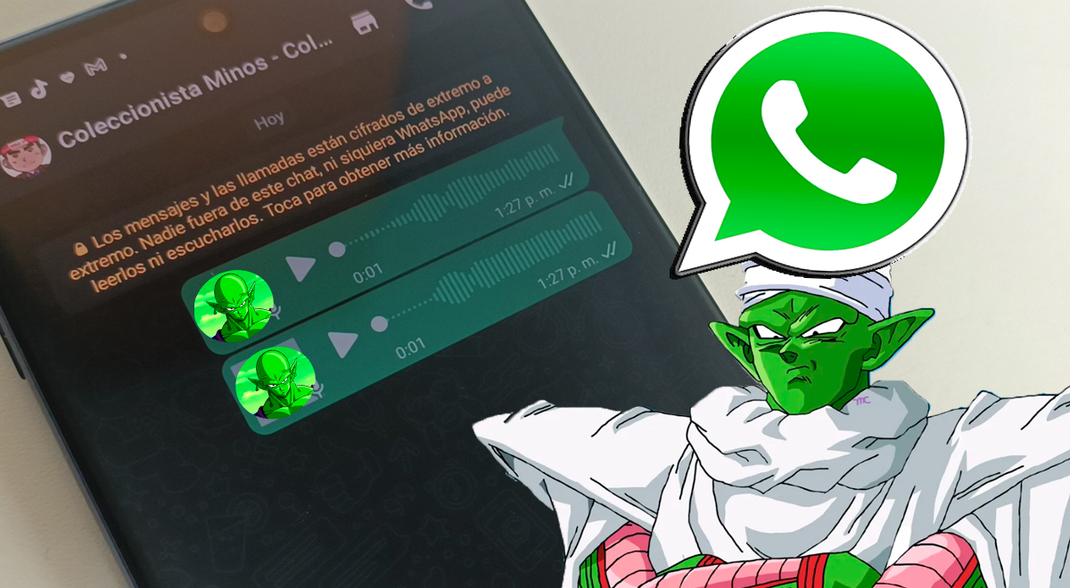 WhatsApp: truco te permite enviar audios con la voz de Piccolo de Dragon Ball Super