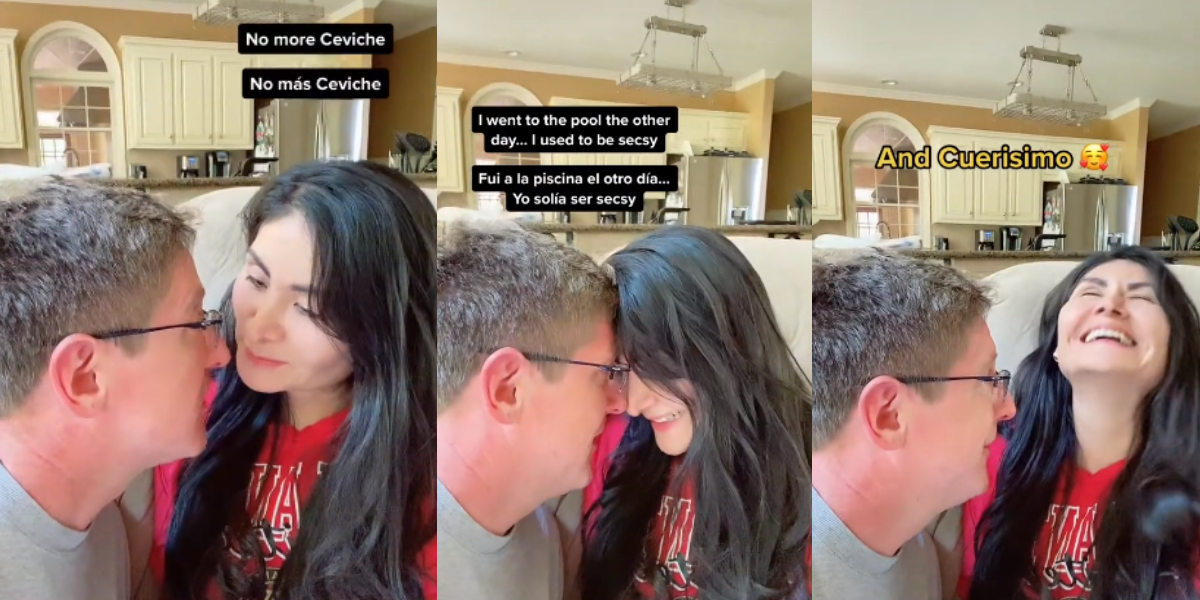 TikTok: extranjero le pide a su esposa que no cocine más comida peruana porque ha engordado