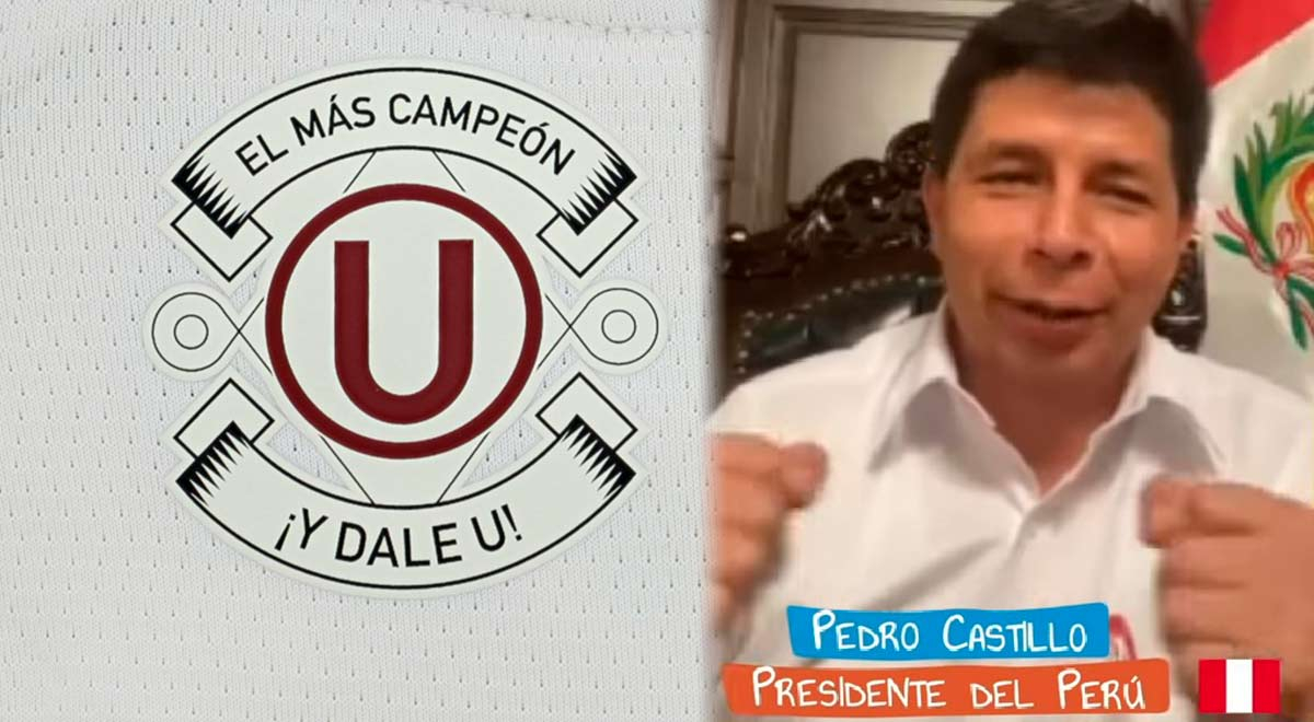 Pedro Castillo, President of Peru, confessed to being a fan of Universitario de Deportes.