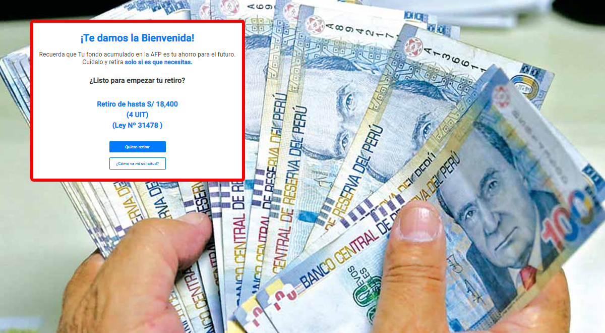 Retiro AFP: Accede al LINK OFICIAL para solicitar el desembolso de tu dinero