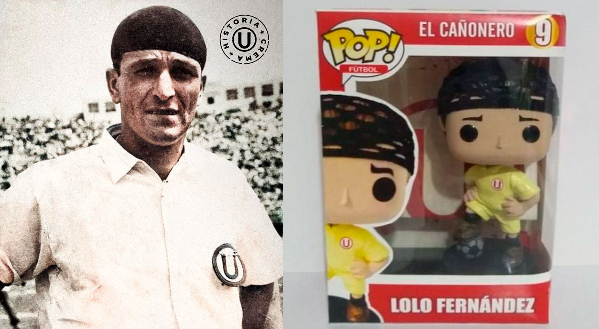 Peruano vende 'Funko' de Lolo Fernández e hinchas de la 'U' se emocionan al verlo