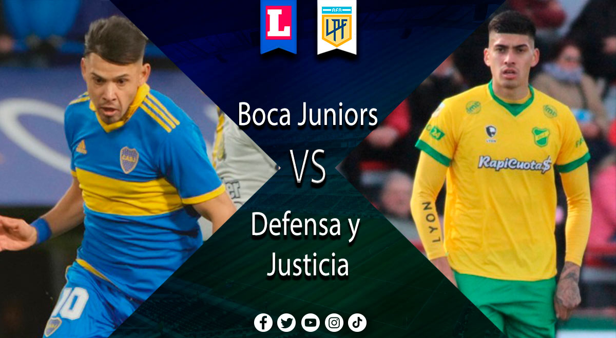 Boca vs. Defensa y Justicia: hora y cómo ver el partido por la Liga Profesional