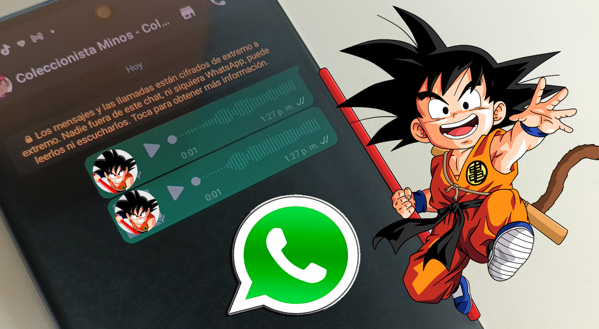 WhatsApp: the trick to send audios with Goku's 'child' voice from Dragon Ball.