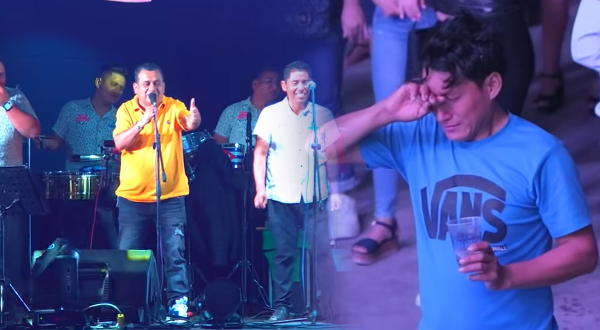 Tony Rosado realiza concierto hace llorar a joven enamorado: 