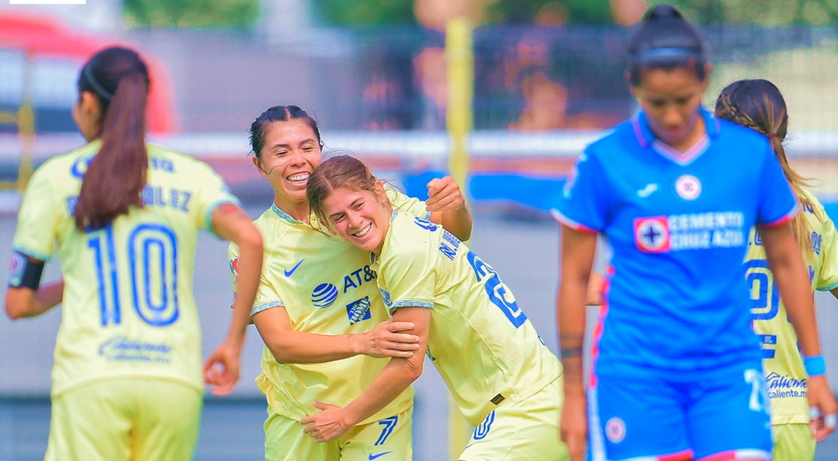 América goleó 3-0 a Cruz Azul por la Liga MX Femenil 2022: resumen del partido