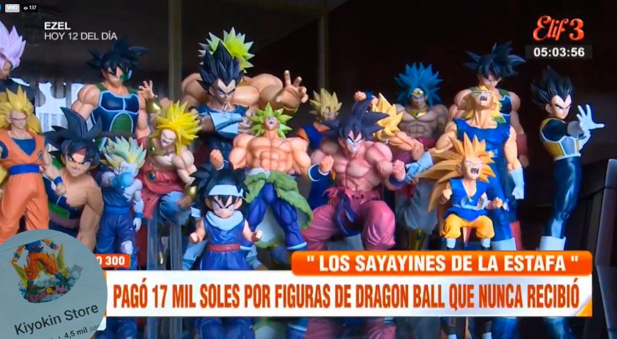 Coleccionista peruano pagó 17 mil soles por muñecos de Dragon Ball y fue estafado