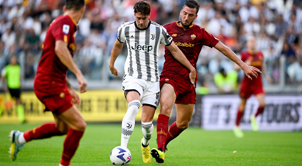¡No pudo! Juventus igualó en casa 1-1 con la Roma por la Serie A