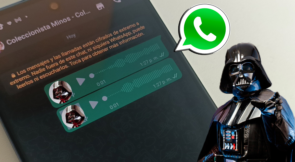 WhatsApp: ¿eres fan de Star Wars? así podrás enviar audios con la voz de Darth Vader