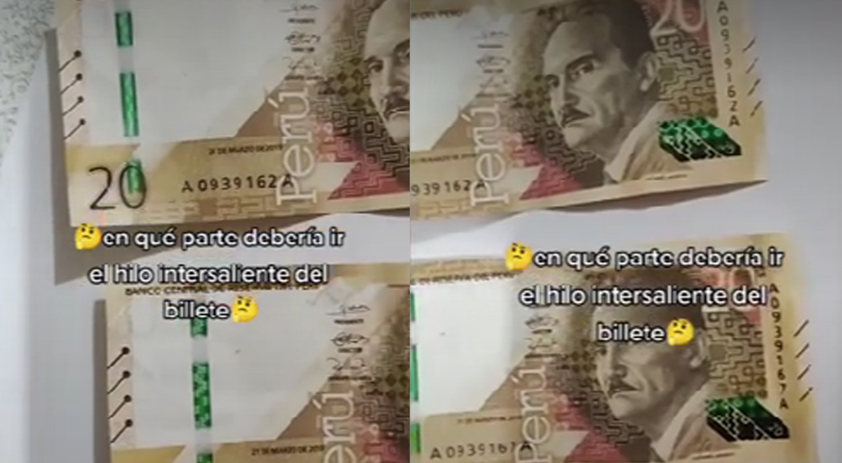 TikTok: usuarios revelan que billete de 20 soles con 'error' sería 'coleccionable'