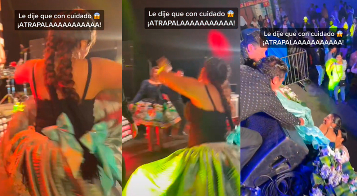 Mujer sacó los pasos prohibidos de huayno y bailarines la salvan del ridículo 