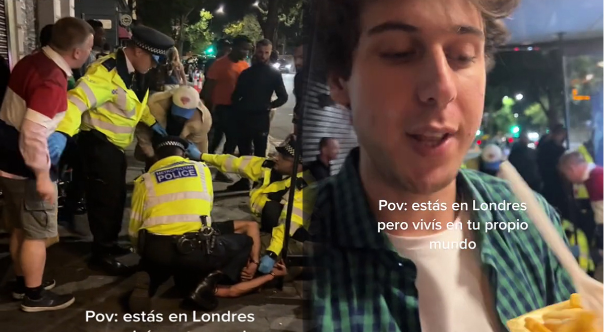 TikToker se queja de arresto en Londres que interrumpe su video: 'Están gritando demasiado'