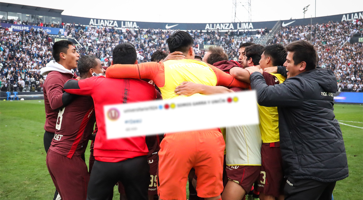 Universitario derrotó a Alianza Lima y publicó un picante mensaje con imagen en Matute