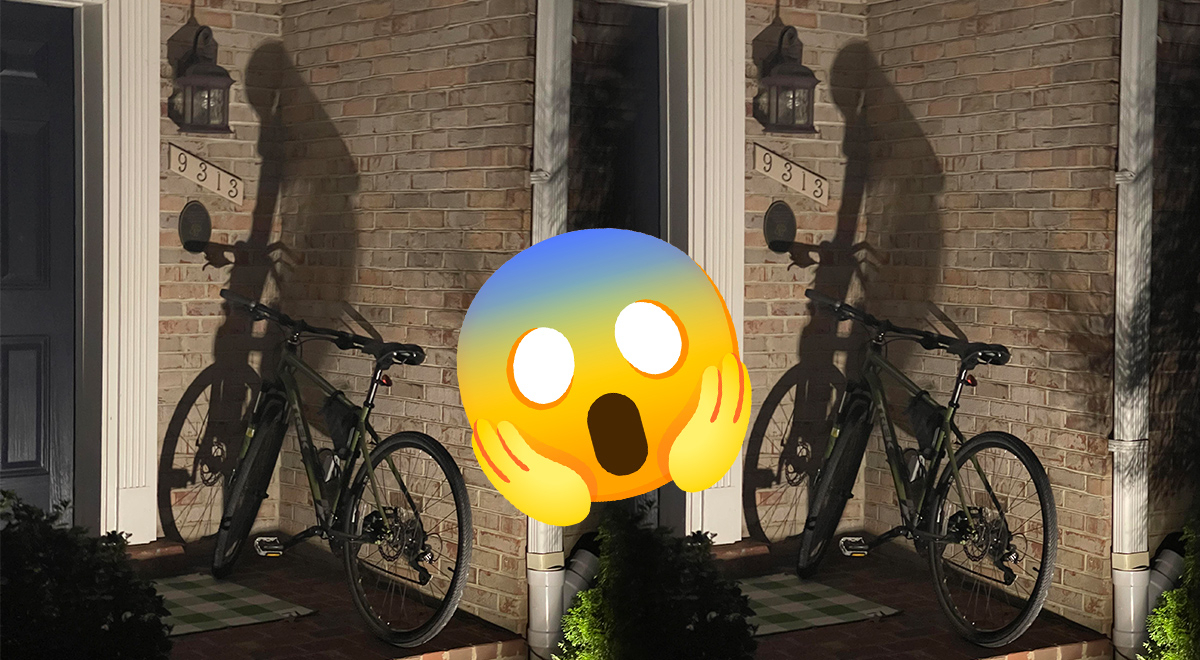 ¿Un fantasma en bicicleta? Esta ilusión óptica confundió hasta a los fans de lo paranormal