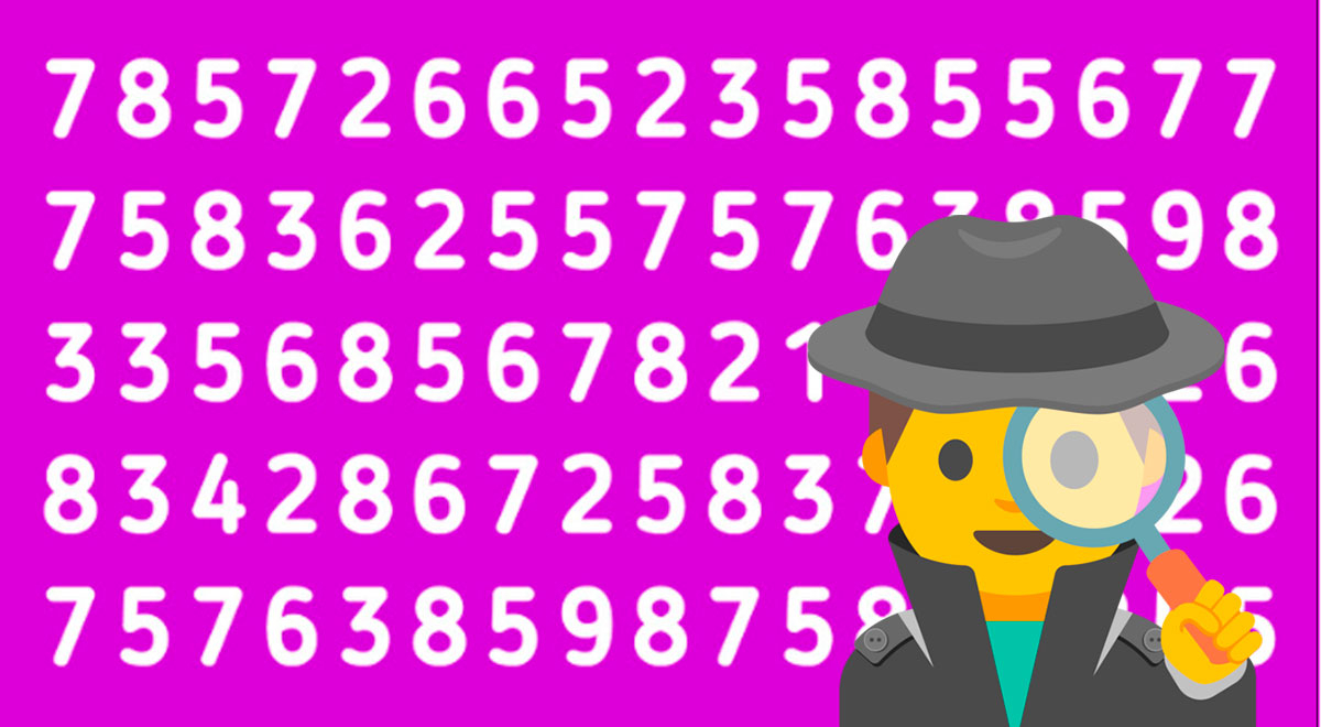 ¿Podrás hallar todos los '755' en solo 10 segundos? Pocos completaron la prueba EXTREMA