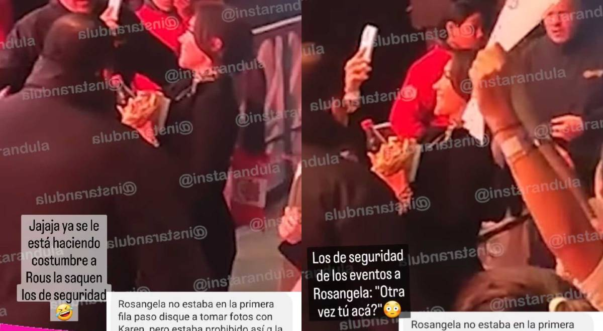 Rosángela Espinoza se defiende luego de ser acusada por 'colarse' a zona VIP en show de Arjona