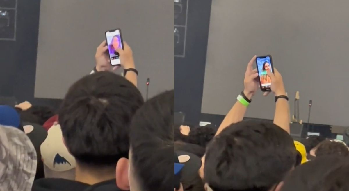 TikTok: Joven usa Tinder en concierto y asistentes le dicen con quién dar 'match'