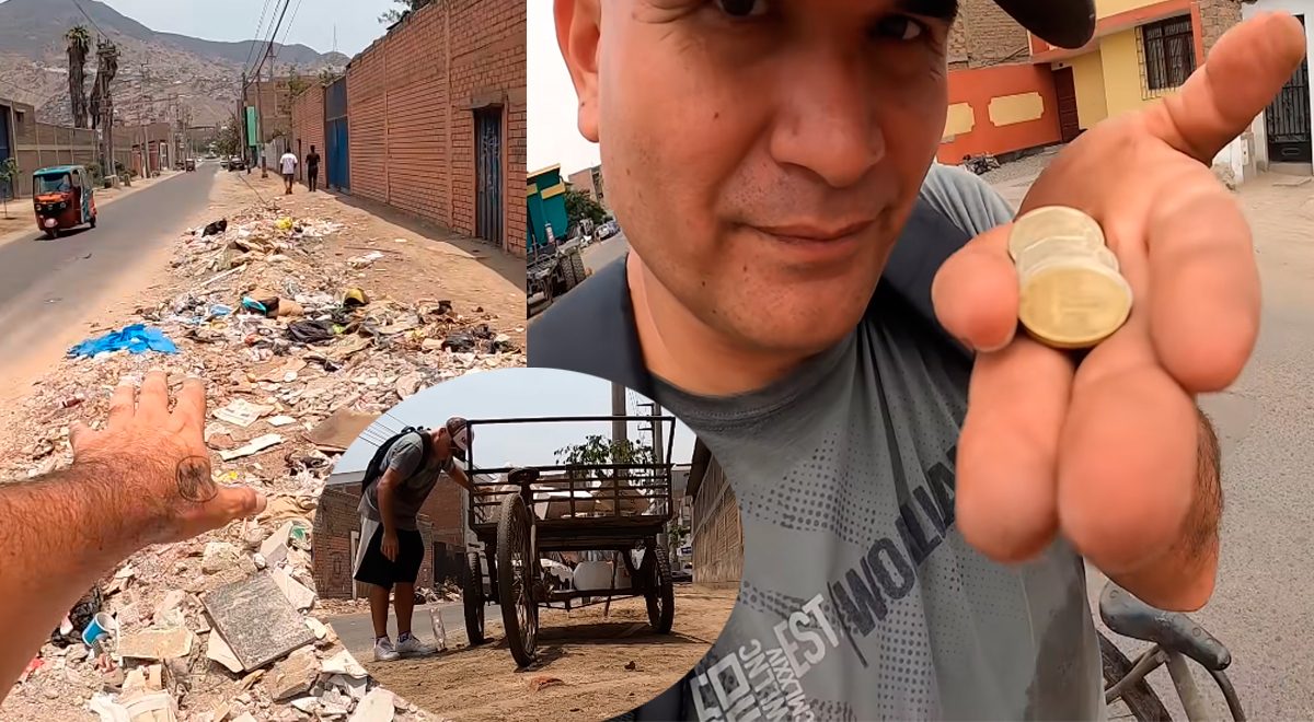 Youtuber peruano trabajó como reciclador por un día y ganó 4 soles: 