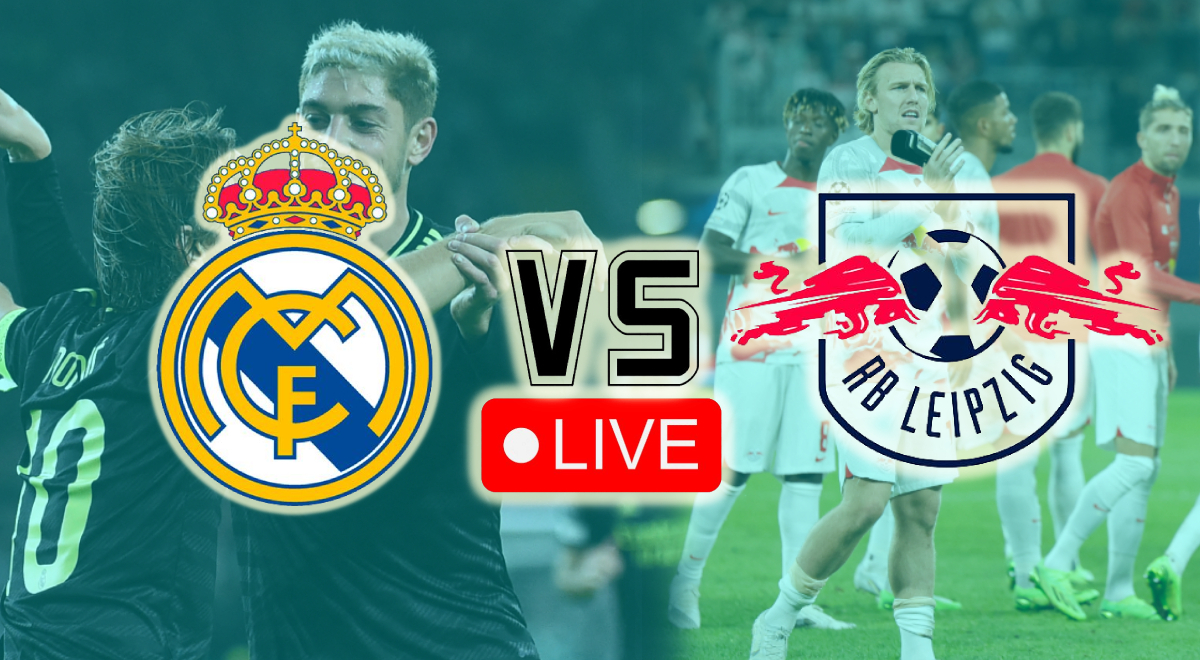 ¿A qué hora juega Real Madrid vs. Leipzig y en qué canal pasan EN VIVO?