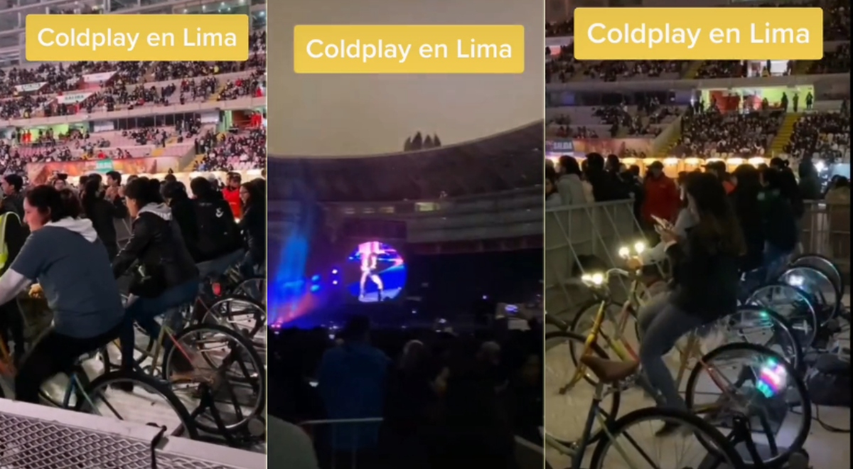 Coldplay en Lima: Fans generaron electricidad para concierto pedaleando bicicletas