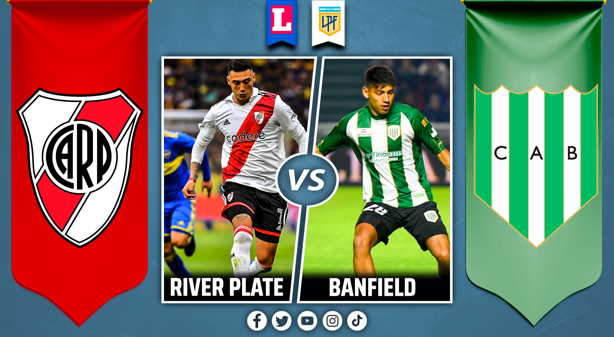 Formación de River Plate vs Banfield por la fecha 19 de la Liga Profesional
