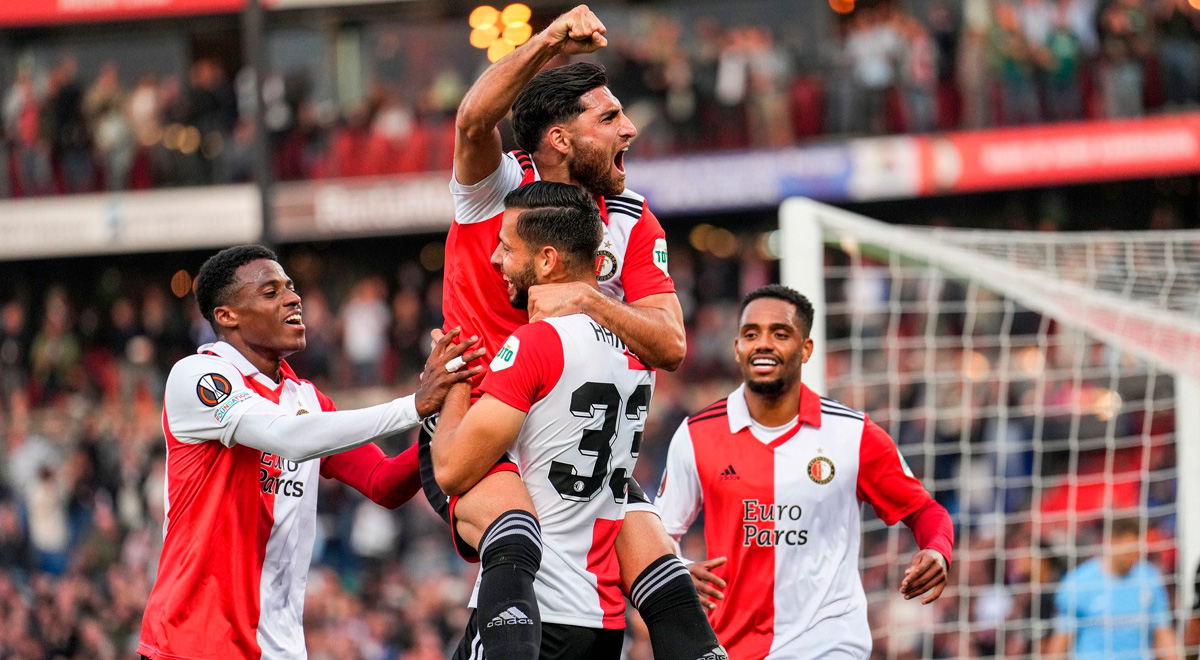 Feyenoord apabulló 6-0 al Sturm Graz por la UEL y Marcos López dio un pase gol