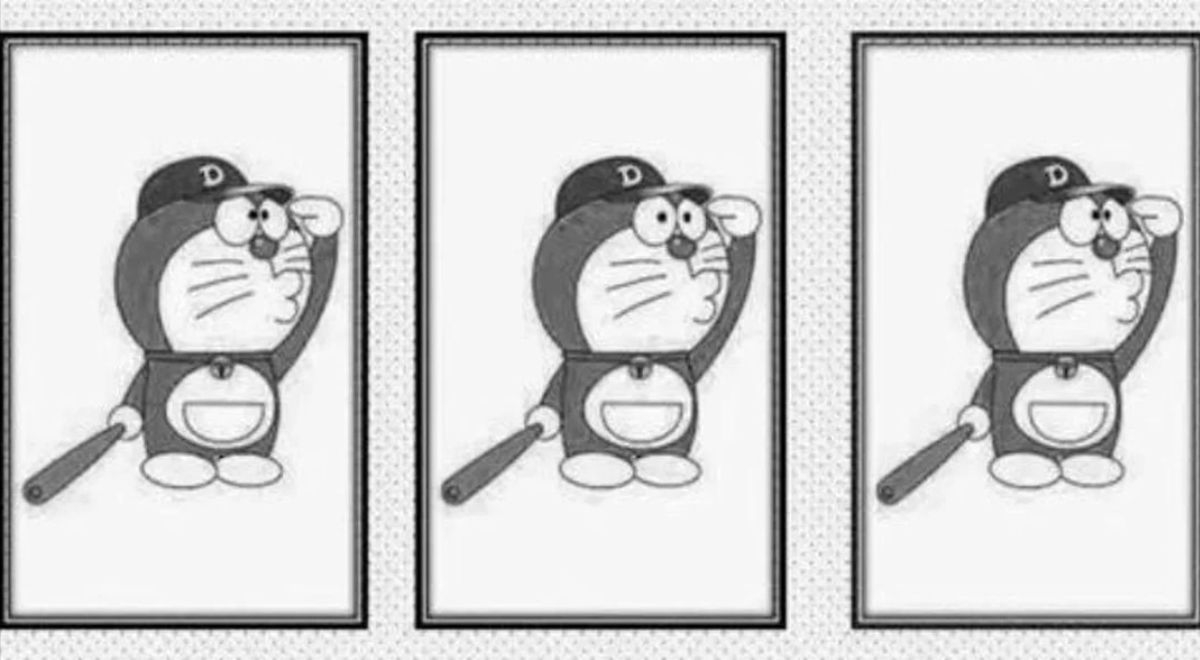 Reto visual EXTREMO: Encuentra al Doraemon diferente en solo 5 segundos