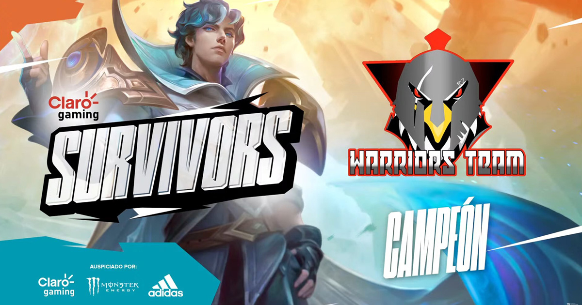 Warriors Team campeón Claro gaming SURVIVORS Season 5