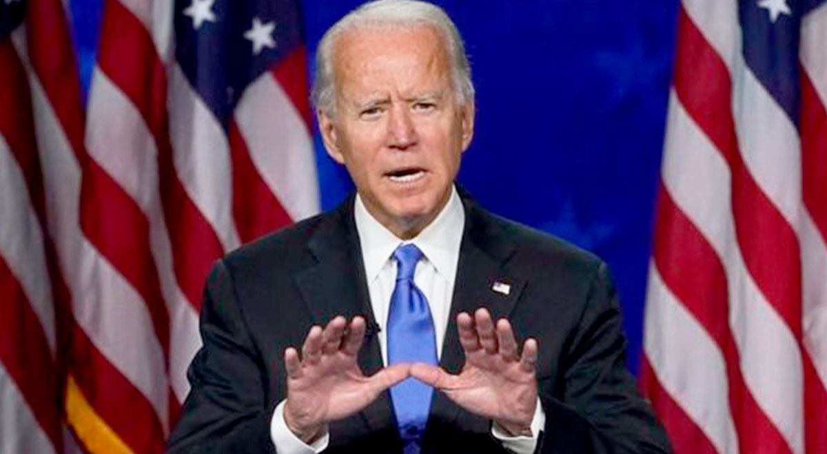 Joe Biden aseguró que la pandemia de la COVID-19 